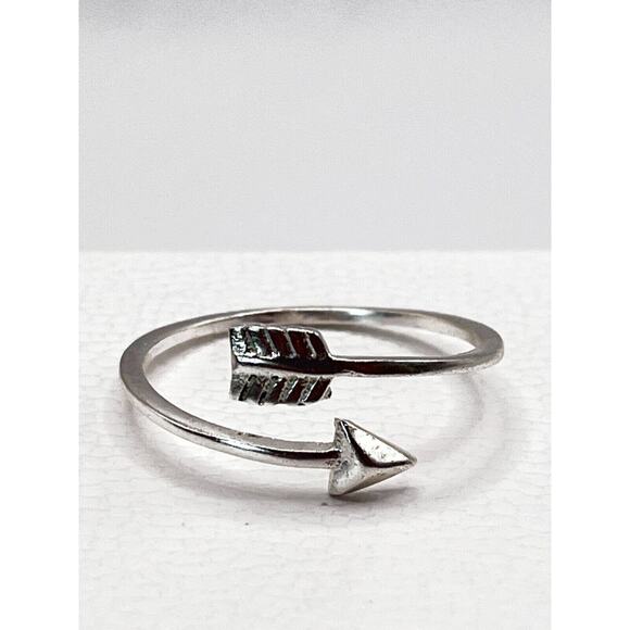 Love Arrow Sword Wrap Open Rings for Women Teen Girls - Picture 3 of 4